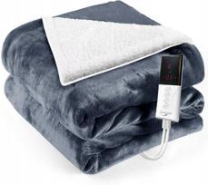 Elektrinė šildanti antklodė PILOT, 160 W, 180x160 cm, minkštas fleece