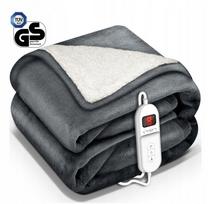 Elektrinis flisinis pledas sinnlein WHD039, 180x130 cm, pilkas
