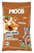 Traškūs vafliai su riešutų ir kakavos kremu, be glitimo, ekologiški, 30 g, MOGLI