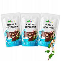 Ekologiška grikių košė vaikams, be pieno, 200 g, BioBas, 3 vnt.
