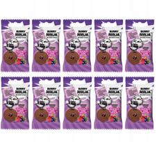 Užkandžių rinkinys vaikams Bunny Ninja obuolių, aviečių ir serbentų skonio, be cukraus, 10 x 15 g