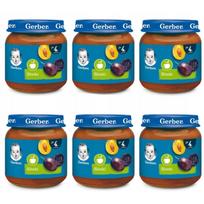 Vaikiškas desertas nuo vidurių užkietėjimo Gerber, slyvos, 125 g
