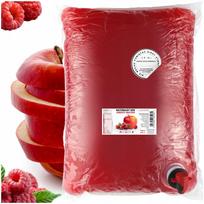 Natūralios obuolių-aviečių sultys, šaltai spaustos, Szymanowice, 5 l