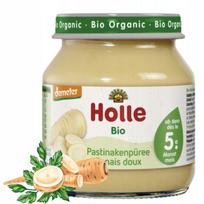 Ekologiška HOLLE BIO pastarnokų tyrele kūdikiams nuo 5 mėn., DEMETER