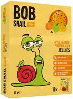 Vaisiniai žele batonėliai SNAIL BOB, obuolių, mangų, moliūgų ir čia, 10 x 9 g