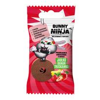 Vaisių užkandis BUNNY NINJA, obuolių, bananų ir braškių, 15 g