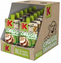 Obuolių, ryžių ir cinamono desertas Kubuś Mousse, 12 x 100 g