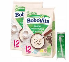 Pieniška ryžių košė BoboVita Stracciatella, nuo 12 mėn., 2 x 210 g