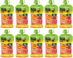 Vaisių tyrelė Bob Snail su kakio ir guavos skoniu, 10 x 120 g