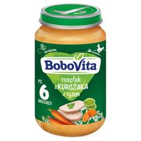 Vištienos sultinys su ryžiais BoboVita, nuo 6 mėn., 190 g