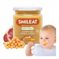 Troškinys vaikams su veršiena ir kumpiu SMILEAT, ekologiškas, nuo 6 mėn., 200 g
