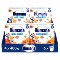Vaikiškas desertas Humana Milk Minis su persikais, 4 x 400 g