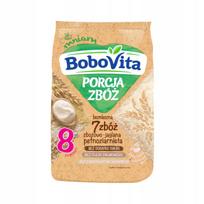 Kruopų košė BoboVita, 7 grūdai, nuo 8 mėn., 170 g, pilno grūdo, be pieno
