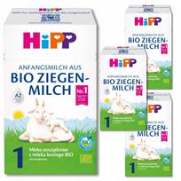 Ožkos pieno mišinys kūdikiams HiPP 1 Bio, 4 x 400 g