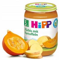 Daržovių tyrelių mišinys HiPP su moliūgu, bulvėmis, A, B, C vitaminais ir selenu