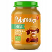 Ekologiška moliūgų ir vištienos košė kūdikiams nuo 6 mėn., Mamuko, 190 g