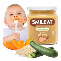 Kūdikių ekologiška vištienos ir ryžių tyrelių nuo 6 mėn. Smileat, 230 g