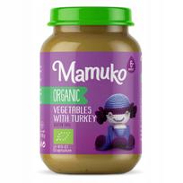 Vaikiška ekologiška kalakutienos tyrelė su daržovėmis Mamuko, nuo 6 mėn., 190 g