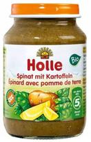 Daržovių tyre HOLLE BIO su špinatais, bulvėmis ir geležimi