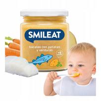 Troskinta menkė su bulvėmis ir daržovėmis vaikams nuo 6 mėn., ekologiška, 230 g, SMILEAT