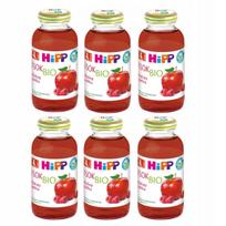 Ekologiškos aviečių ir obuolių sultys HiPP, nuo 4 mėn., 6 x 200 ml
