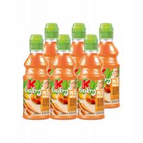 Kubuś kūdikių sultys obuolių, bananų ir morkų, nuo 5 mėn., 6 x 300 ml