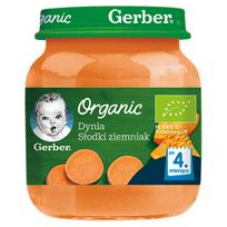 Tyrelės GERBER ORGANIC EKO, moliūgų ir saldžiųjų bulvių, 125 g
