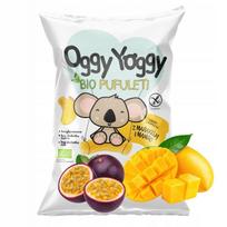 Vaikiški mango skonio traškučiai OGGY YOGGY, be cukraus, be glitimo, 35 g