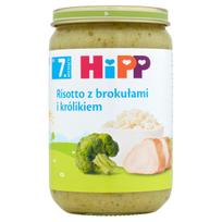 Pietūs HIPP rizotas su brokoliais ir triušiena, nuo 7 mėn., 220 g