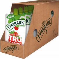 Vaisių ir daržovių tyrelė Tymbark su braškėmis, obuoliais, bananais ir morkomis, be pridėtinio cukraus, 10 x 200 g