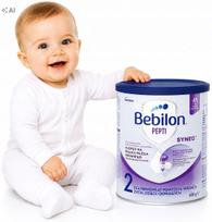 Mišinys vaikams su pieno baltymų alergija BEBILON PEPTI SYNEO 2, 400 g