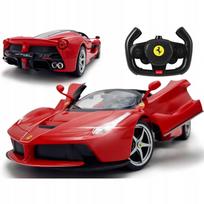Nuotoliniu būdu valdomas „Ferrari“ RC automobilis su drifto funkcija ir LED