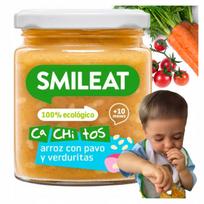 Kūdikių daržovių ir kalakutienos košė su ryžiais SMILEAT, nuo 10 mėn., 230 g