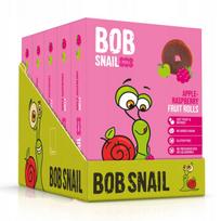 Vaisių juostelės BOB SNAIL, obuolių-aviečių, 5 x 100 g (500 g)