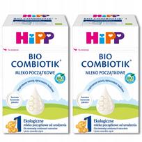 Kūdikių pradinis pieno mišinys HiPP 1 BIO COMBIOTIK, nuo gimimo, 2 x 550 g