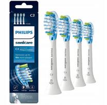 Dantų šepetėlių antgaliai PHILIPS Sonicare Plaque Defence C3 Premium HX9044, 4 vnt.