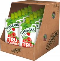 Vaisių ir morkų tyrė Tymbark, braškių skonio, 12 x 120 g, 100% vaisiai