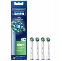 Dantų šepetėlių galvutės ORAL-B Braun EB50RX Cross Action PRO White, 4 vnt.