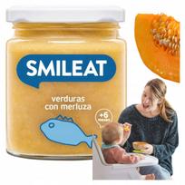 Kūdikių maistas stiklainyje Smileat Bio, jūrų lydeka su daržovėmis, nuo 6 mėn., 230 g
