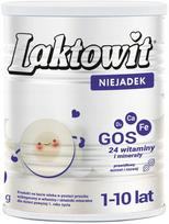 Pieno milteliai vaikams LAKTOWIT, 1–10 m., su vitaminais, mineralais ir GOS