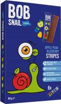Vaisių juostelės SNAIL BOB SNAIL su obuoliais, kriaušėmis ir mėlynėmis, 6 x 14 g