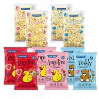 Traškučių rinkinys: 10 x BIO kukurūzų traškučiai Little Angel, 30 g, nuo 7 mėn.