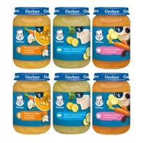 Kūdikių maisto rinkinys GERBER nuo 6 mėn., 6 x 190 g
