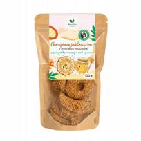 Traškūs obuoliai su graikiniais riešutais, 100 g, daug skaidulų