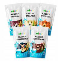 Kruopų košė vaikams BIOBAS, ekologiška manų, speltų, grikių ir sorų