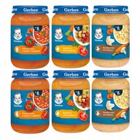 Kūdikių tyrelė Gerber, nuo 8 mėn., 6 x 190 g