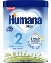 Pieno mišinys Humana 2 ProBalance su 5 HMO, nuo 6 mėn., 750 g