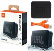 Nešiojama „JBL Go Essential 2“ belaidė garso kolonėlė, juoda, 3,5 W