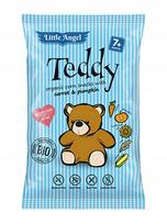 Ekologiški kukurūzų traškučiai su morkomis ir moliūgais Teddy