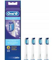 Dantų šepetėlių antgaliai BRAUN Oral-B Pulsonic SR32-4, 4 vnt.
